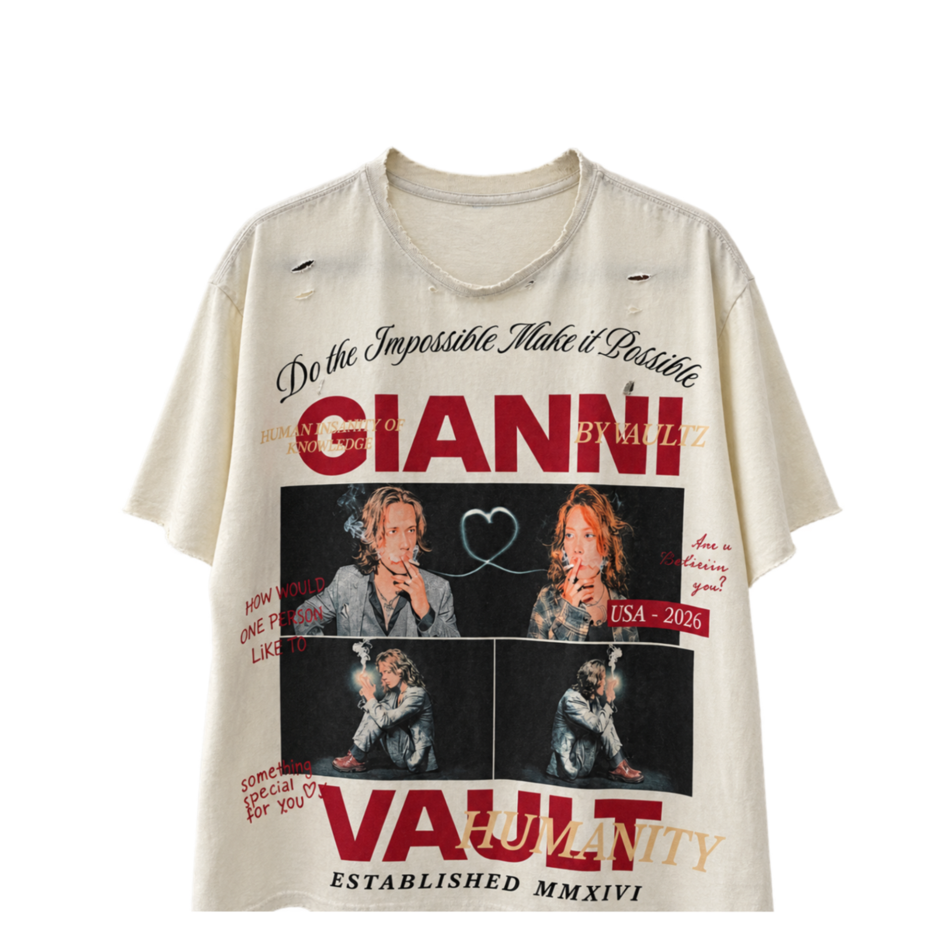 The Gianni ‘Humanity Vintage Tee